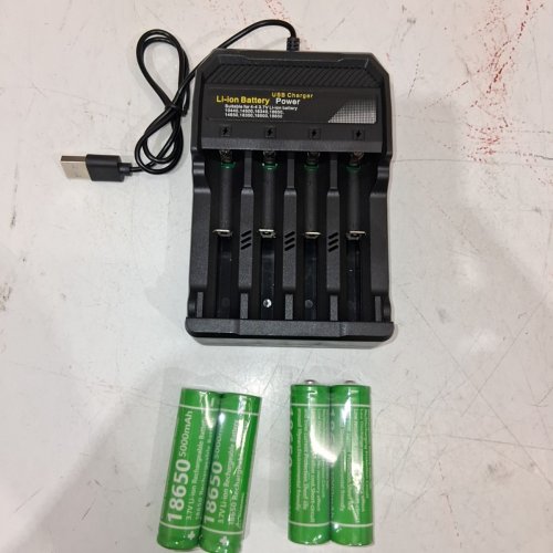 5PC UNIVERSAL LI-ION BATTERY CHARGER WITH BATTERIES - 2A / 4.2 V (MODEL: MS-5D84A) image 3