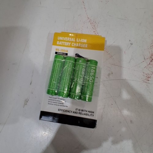 5PC UNIVERSAL LI-ION BATTERY CHARGER WITH BATTERIES - 2A / 4.2 V (MODEL: MS-5D84A) image 4
