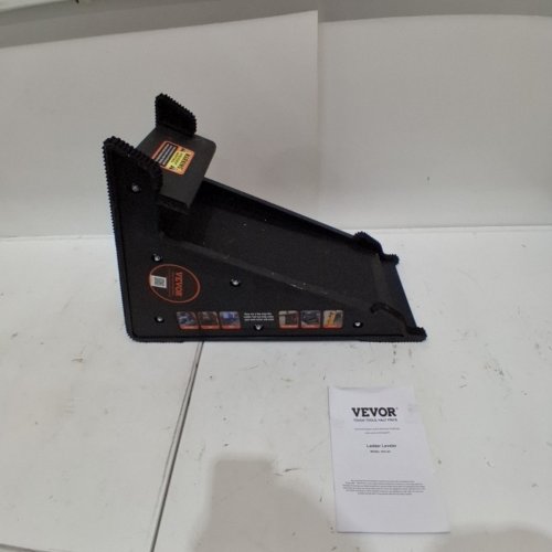 VEVOR LADDER LEVELER TOOL WITH STORAGE FOR UNEVEN GROUND - 21.65" X 9.84" X 15.75" - BLACK - (MODEL: KH-L03) image 2