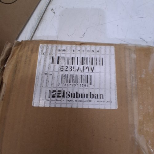 SUBURBAN TANKLESS WATER HEATER ACCESS DOOR FOR SUBURBAN ST42/ST60 TANKLESS WATER HEATERS - 15.5" - WHITE (MODEL: 6235APV) image 2