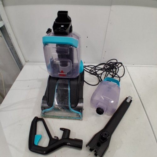 BISSELL POWERCLEAN TURBOBRUSH PET UPRIGHT CARPET CLEANER, POWERFUL & LIGHTWEIGHT - 120V - BLUE (MODEL: 3938C) image 3