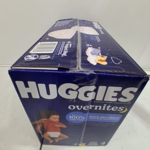 100PK HUGGIES EXTRA ABSORBENT OVERNITES - SIZE 4- WINNIE THE POOH image 3