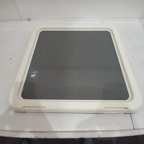 AMAZON BASICS SMALL DOG TRAINING TRAY - 22" X 22" - WHITE/CHARCOAL (MODEL: B0DP3ZP9VJ) image 2