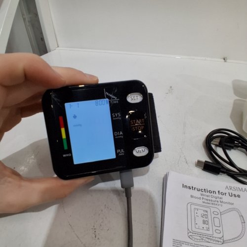 ARSIMAI WRIST BLOOD PRESSURE MACHINE - BLACK (MODEL: BSX312) image 2