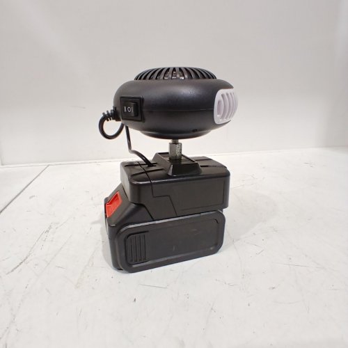 PORTABLE BATTERY POWERED SPACE HEATER - 170W - BLACK/WHITE image 3