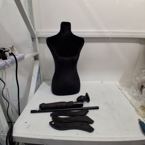 PAYLESSHERE DRESS FORM MANNEQUIN - 49.6" - 63.4" - BLACK (MODEL : MQ-FL2104-BLACK) image 2