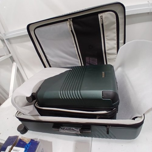2PC RICARDO ROLLING HARDSIDED TSA APPROVED SUITCASE SET - DARK GREEN (MODEL: 1989360) image 4