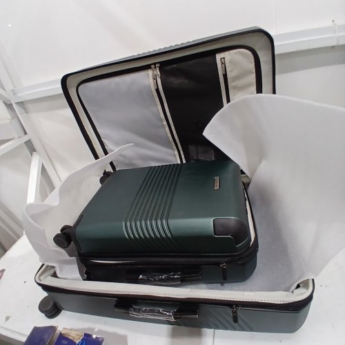 2PC RICARDO ROLLING HARDSIDED TSA APPROVED SUITCASE SET - DARK GREEN (MODEL: 1989360) image 9