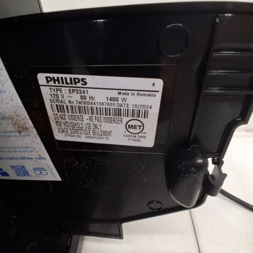 PHILIPS LATTEGO 3300 SERIES FULLY AUTOMATIC ESPRESSO MACHINE WITH BUILT-IN GRINDER - BLACK (MODEL: EP3341/50) image 7