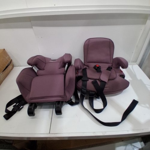 3-IN-1 GRACO TRANZITIONS LIGHTWEIGHT HEIGHT ADJUSTABLE HARNESS BOOSTER CAR SEAT - 100LBS MAX - ELOISE PURPLE (MODEL: 2217080) image 3
