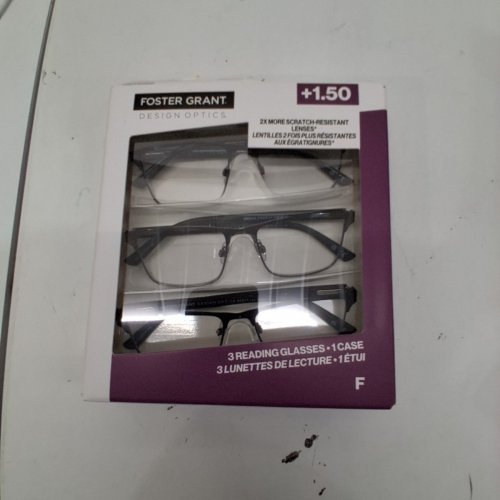 3PK FOSTER GRANT READING GLASSES - +1.50 - ASSORTED COLOURS image 2