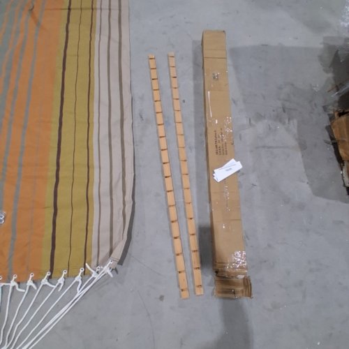 LAZY DAZE HAMMOCKS QUICK DRY HAMMOCK WITH SPREADER BAR - 11FT - COFFEE STRIPES (MODEL: HM-TH-COFFEE-S) image 5