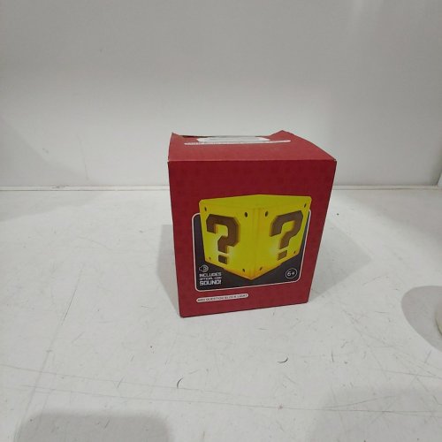 LIGHT UP MINI QUESTION BLOCK LIGHT/LAMP WITH SOUNDS - YELLOW image 3