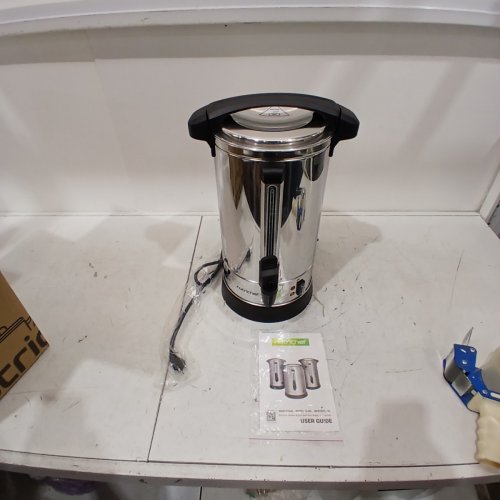 NUTRICHEF ELECTRIC WATER BOILER AND HOT WATER DISPENSER - 8L - 19" X 9" X 9" - SILVER - (MODEL: NCSTKTL8L) image 2