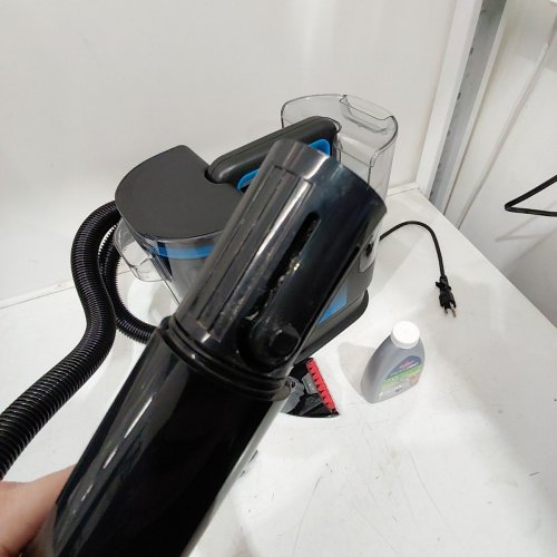 BISSELL LITTLE GREEN MAX PET PORTABLE CARPET & UPHOLSTERY DEEP CLEANER, POWERFUL PET STAIN REMOVAL - BLACK/BLUE (MODEL: 3857D) image 4