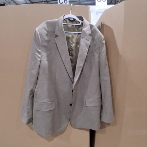 MEN'S HAGGAR BLAZER JACKET - 52R - BROWN - (STYLE: WPL386) image 2