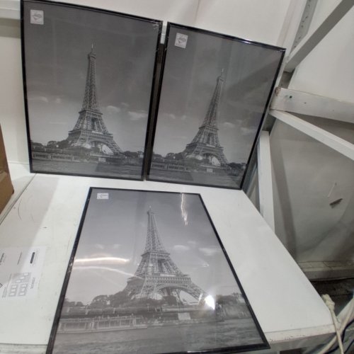 3PK UPSIMPLES PICTURE/POSTER FRAME - 18" X 24" - BLACK (MODEL: FUP0301024) image 2