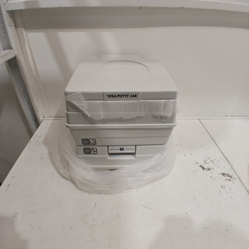 VISA PORTABLE FLUSH TOILET - 18 L - WHITE - (MODEL: DEF248101) image 2