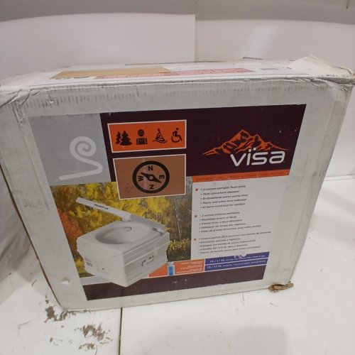 VISA PORTABLE FLUSH TOILET - 18 L - WHITE - (MODEL: DEF248101) image 5