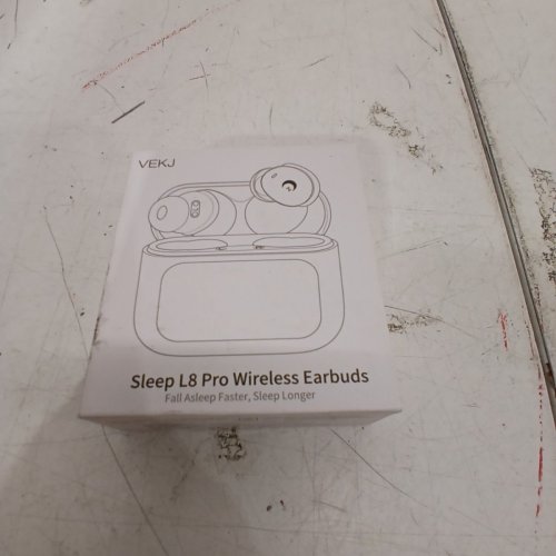 VEKJ L8 PRO BLUETOOTH 5.4 MINI WIRELESS SLEEP EARBUDS WITH MULTIFUNCTIONAL TOUCH SCREEN FOR IOS/ANDROID - BLACK (MODEL: L8 PRO) image 2