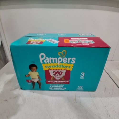 120PK PAMPERS SWADDLERS SKIN PROTECTION UP TO 100% LEAKPROOF DIAPERS - SIZE 3 image 2
