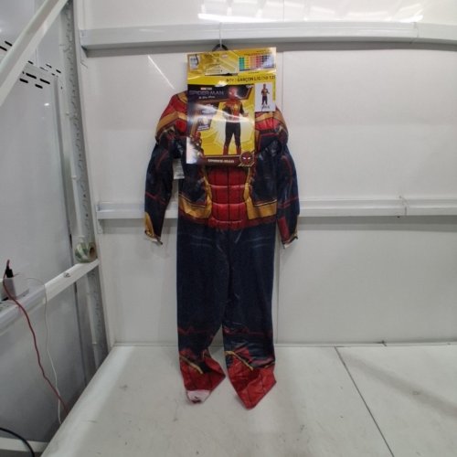 2PC BOYS JAZWARES COSTUME PLAY SPIDERMAN COSTUME - LARGE - BLACK/RED/GOLD (STYLE: JWC7206) image 2