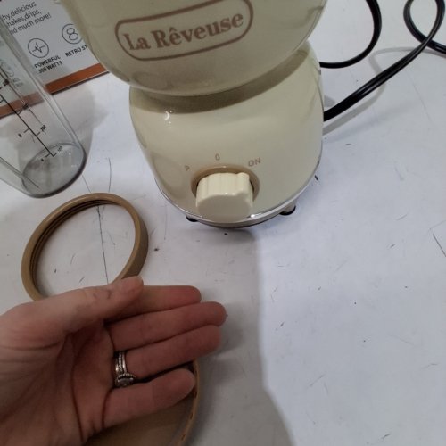 LA RÊVEUSE RETRO STYLE PERSONAL BLENDER - 300W, 17 OZ - CREAM (MODEL: EK-2203) image 2