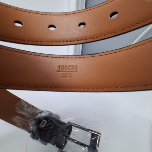 YOETEY MENS BELT LEATHER BELT, CLASSIC BELT FOR DRESS CASUAL 1 1/8" - BLACK image 3