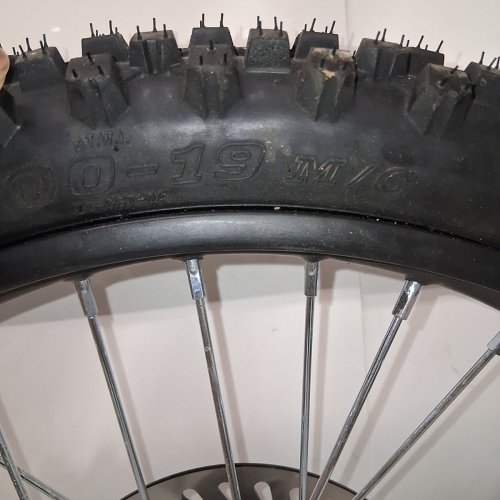 UCOOTIFLY FRONT RIM WHEEL TIRE TUBE ASSEMBLY - 70/100-19 (19") - BLACK image 6