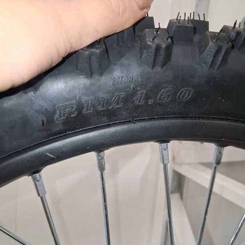 UCOOTIFLY FRONT RIM WHEEL TIRE TUBE ASSEMBLY - 70/100-19 (19") - BLACK image 8