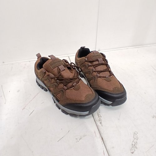 MENS HIKING OUTDOOR SHOES - EU 42/SIZE 9 - BROWN image 2