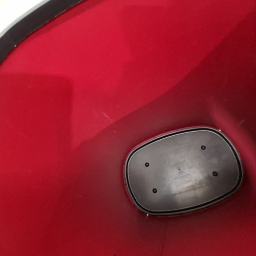 OVAL AUTOMATIC TOUCH FREE GARBAGE TRASH CAN - 13 GALLON - RED (MODEL: TC-1350R-RED ) image 7
