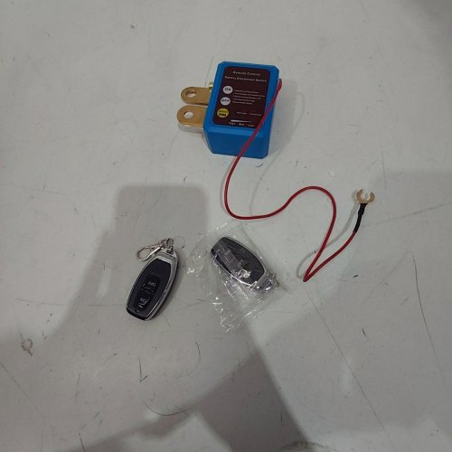 AUTOMATIC SHUTOFF CAR REMOTE BATTERY DISCONNECT SWITCH - BLUE image 2