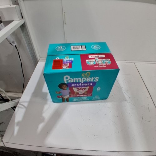 76PK PAMPERS CRUISERS 100% LEAKPROOF 360° GAP-FREE FIT DIAPERS - SIZE 6 image 2
