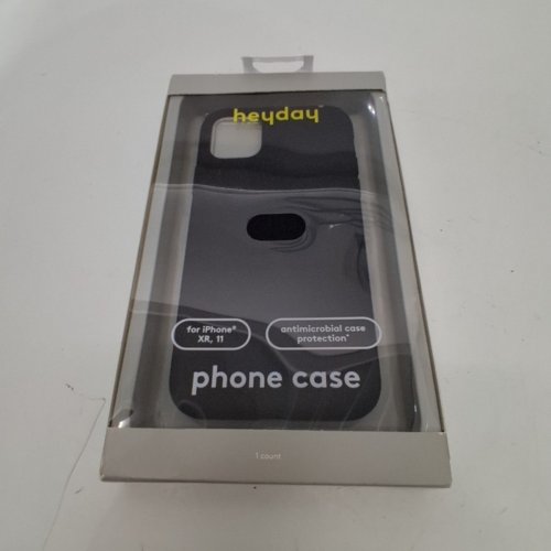 HEYDAY SILICONE PHONE CASE FOR IPHONE 11/XR - BLACK image 3