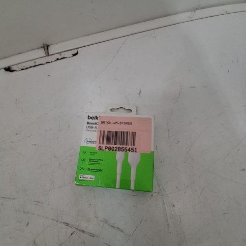 BELKIN BOOSTCHARGE USB-A TO LIGHTNING CHARGING CABLE - 3.3FT - WHITE image 3