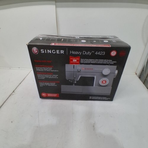 SINGER HEAVY DUTY SEWING MACHINE - GREY (MODEL: 4423) image 6