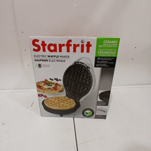 STARFRIT ELECTRIC WAFFLE MAKER - WHITE (MODEL: 024422 (S6209)) image 4