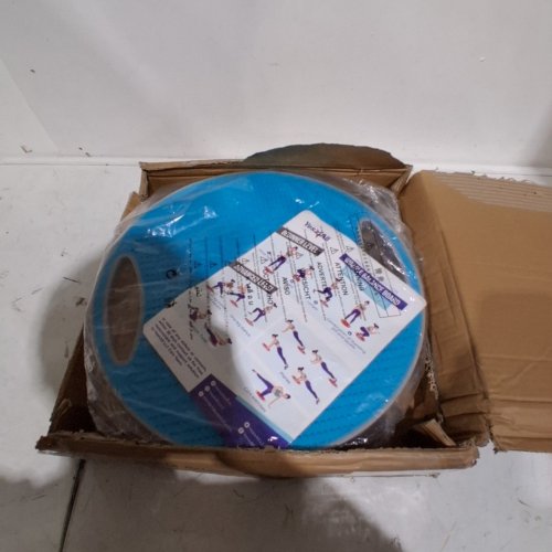 YES4ALL WOBBLE BALANCE BOARD FOR EXERCISE BALANCE TRAINER - 16" - SKY BLUE (MODEL: EBGL) image 4