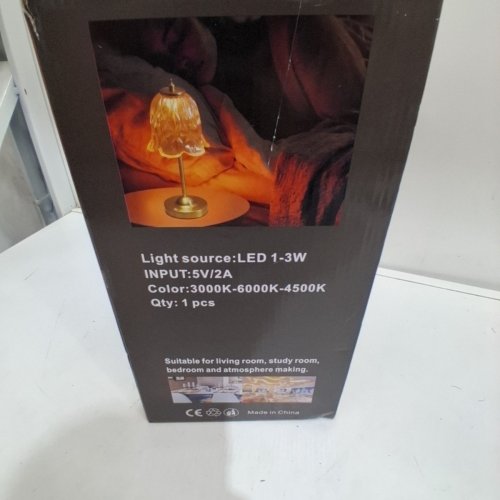 CORDLESS RECHARGEABLE 3 COLOUR TOUCH TABLE LAMP - 13" - GOLD image 5