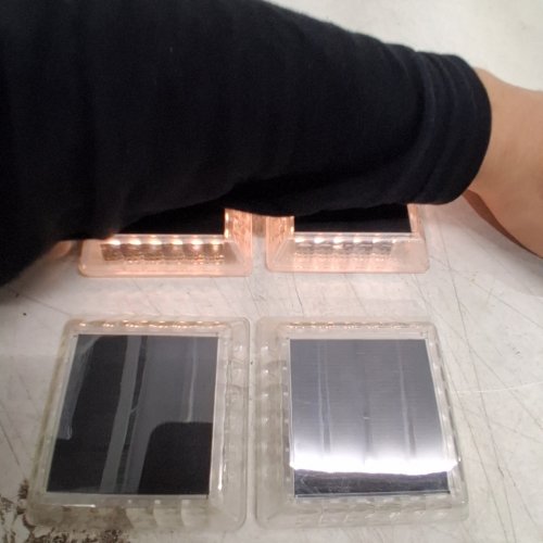 4PK LACASA SOLAR DECK LIGHTS WITH WARM WHITE LED - 3000K - WHITE image 2