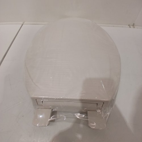 GARVEE ELONGATED SLOW CLOSE PLASTIC TOILET SEAT - 19" - WHITE (MODEL: PHO_11GXK800) image 3
