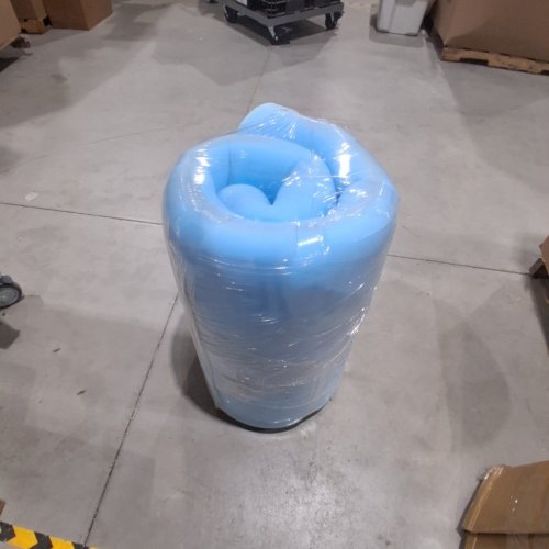 YUGYVOB 7-ZONE FOAM MATTRESS TOPPER - QUEEN/3" - BLUE image 3