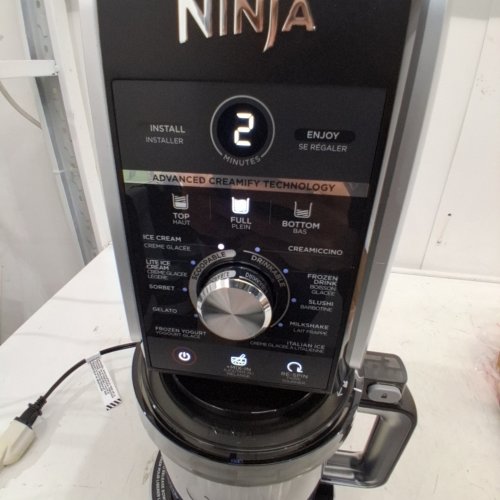 NINJA CREAMI DELUXE XL 11-IN-1 ICE CREAM & FROZEN TREAT MAKER - MAKE ICE CREAM, SORBET, GELATO, SLUSHIES, FROZEN DRINKS & MORE - SILVER (MODEL: NC501C) image 2