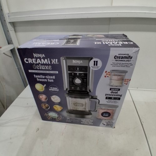 NINJA CREAMI DELUXE XL 11-IN-1 ICE CREAM & FROZEN TREAT MAKER - MAKE ICE CREAM, SORBET, GELATO, SLUSHIES, FROZEN DRINKS & MORE - SILVER (MODEL: NC501C) image 6