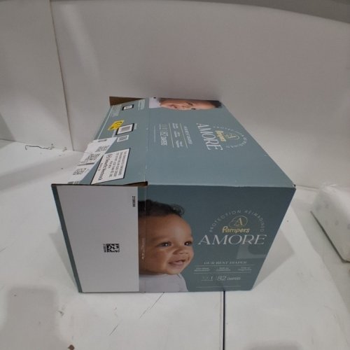82PK PAMPERS AMORE MOST ABSORBENT AND BEST DIAPER - SIZE 1 - WHITE (UPC: 03077224453) image 3