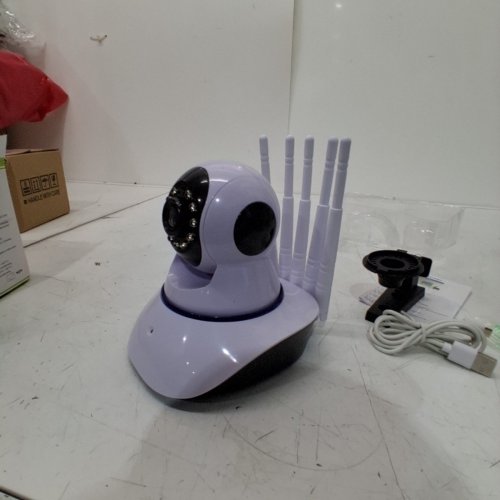 SHANRYA HD SMART WIRELESS NIGHT VISION SURVEILLANCE CAMERA - WHITE/BLACK image 4