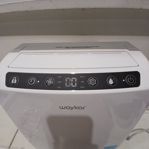 WAYKAR DEHUMIDIFIER WITH AUTO / MANUAL DRAINAGE - 0.6GAL WATER TANK CAP - COVERS 2000 SQ.FT - WHITE (MODEL: PD160B-PRO) image 2