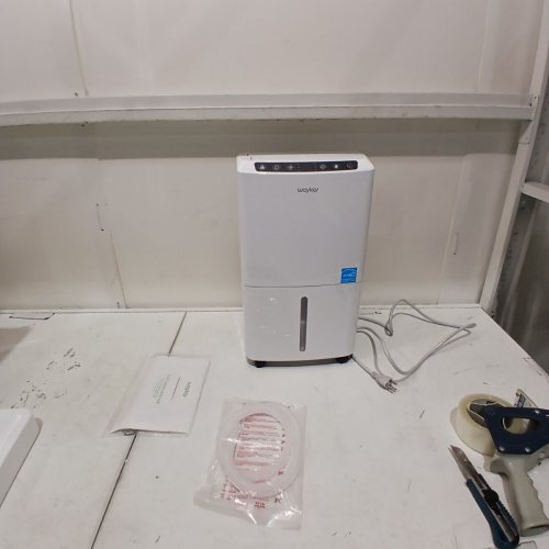 WAYKAR DEHUMIDIFIER WITH AUTO / MANUAL DRAINAGE - 0.6GAL WATER TANK CAP - COVERS 2000 SQ.FT - WHITE (MODEL: PD160B-PRO) image 4