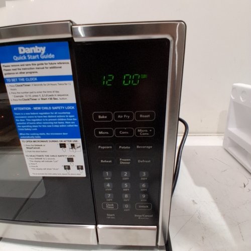 DANBY MULTIFUNCTION COUNTERTOP MICROWAVE/AIR FRYER - 1.3 CU.FT. - STAINLESS STEEL/BLACK - (MODEL: DBMW1361ABSS) image 18